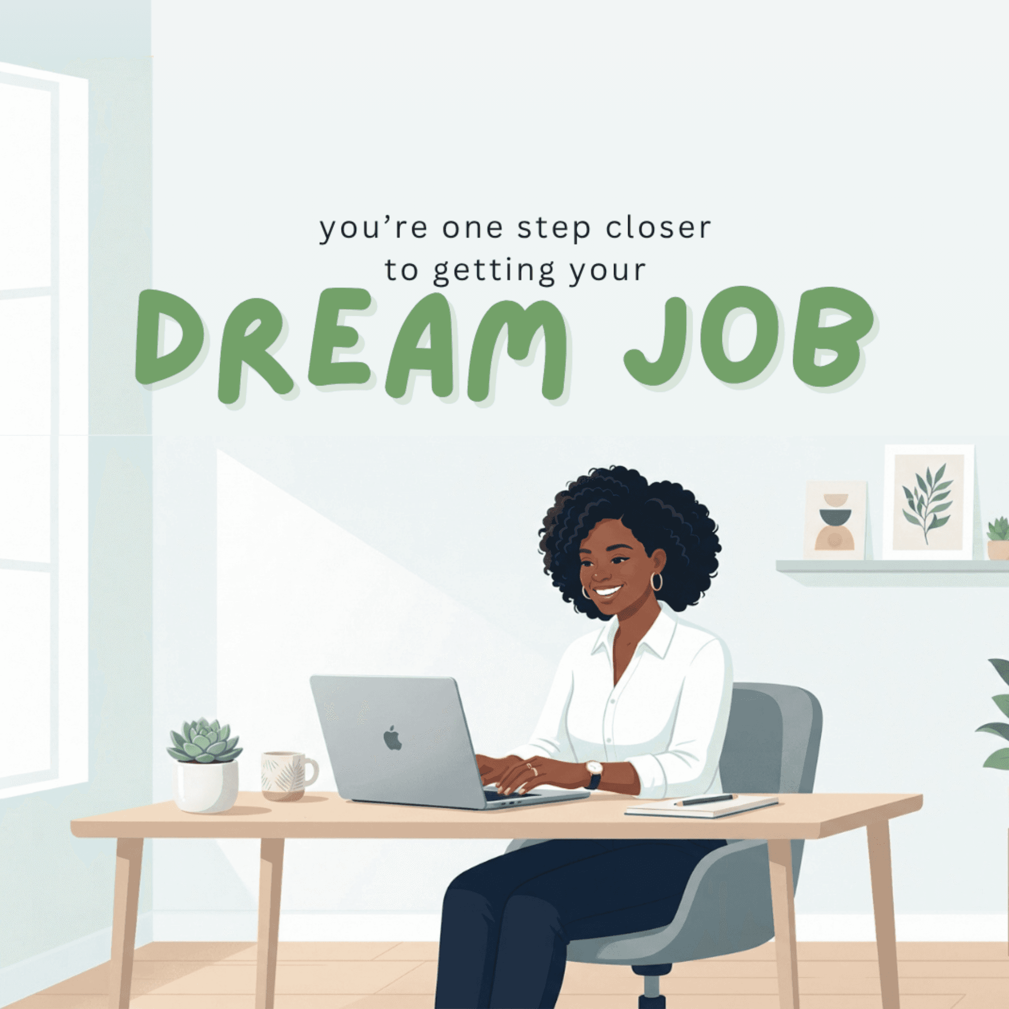 AI-powered resume builder illustration